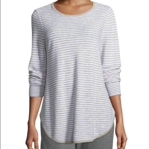 Eileen Fisher linen-blend slub top! - Picture 1 of 7